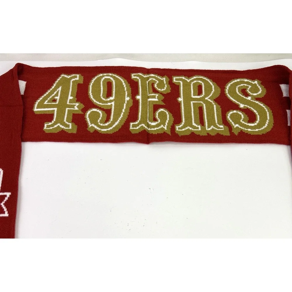 San Francisco 49ers Forever Faithful Scarf Rare NFL Football Scarf